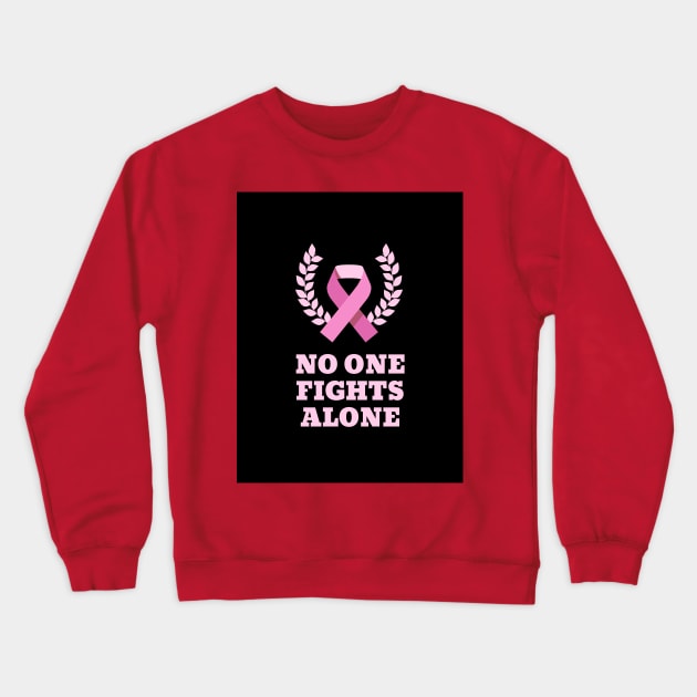 Breast cancer Crewneck Sweatshirt by T-Shirt Kingdom by Elitenando.store